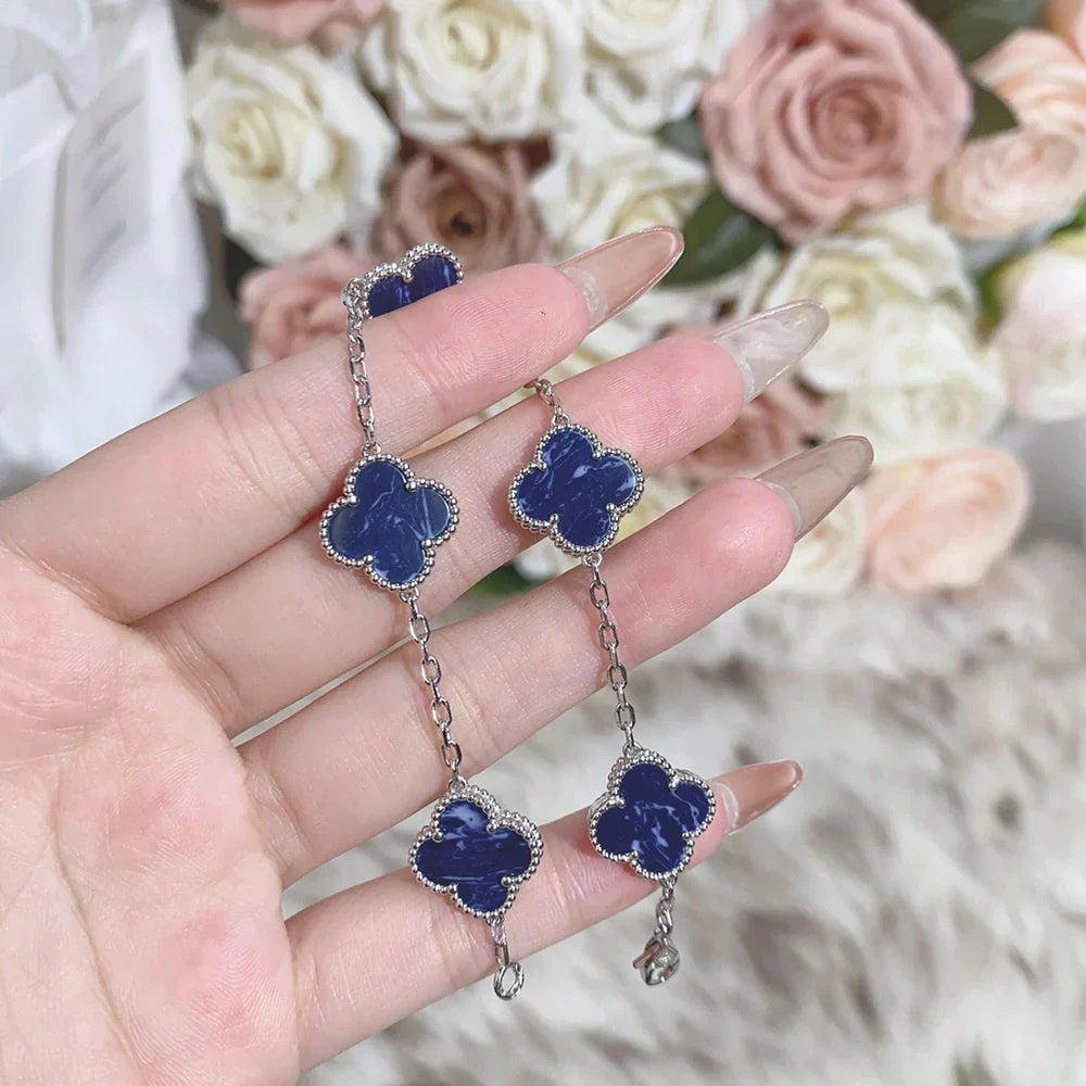 [Lume Jewels]New CLOVER 5 MOTIF PIETERSITE BRACELET COLLECTION