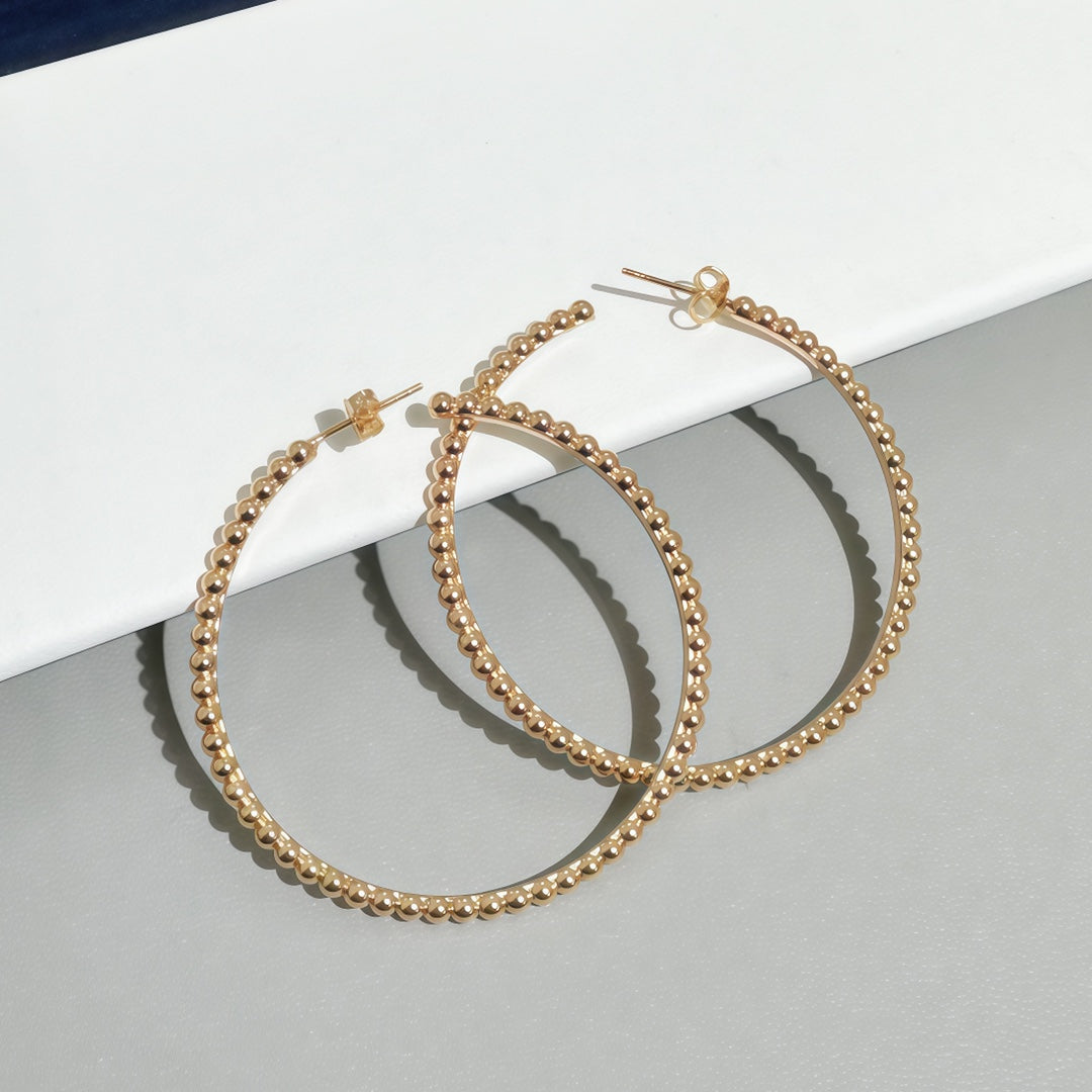 [Lume Jewels] SMOOTH BEAD STUD EARRINGS