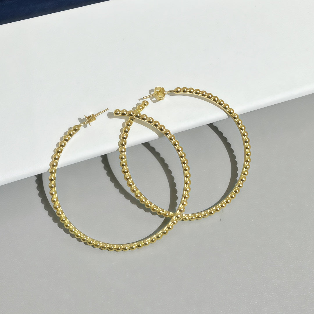 [Lume Jewels] SMOOTH BEAD STUD EARRINGS