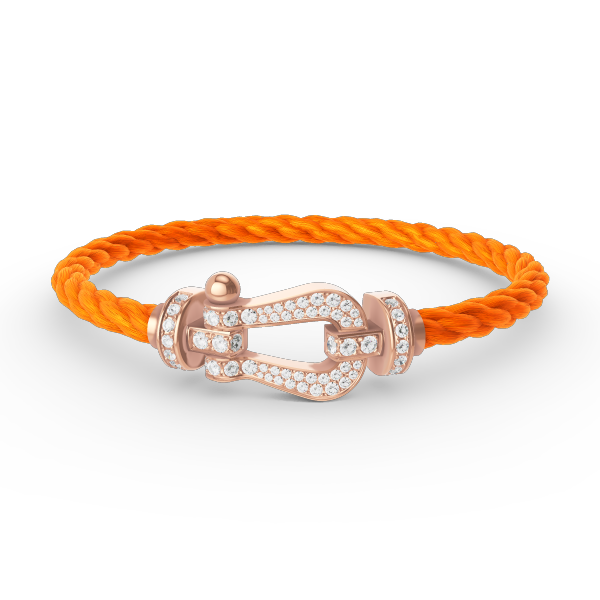 ¡®Lume Jewels¡¯FORCE LARGE HORSESHOE FULL DIAMOND BRACELET ROSE GOLD