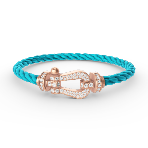 ¡®Lume Jewels¡¯FORCE LARGE HORSESHOE FULL DIAMOND BRACELET ROSE GOLD