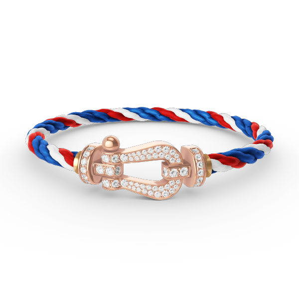 ¡®Lume Jewels¡¯FORCE LARGE HORSESHOE FULL DIAMOND BRACELET ROSE GOLD