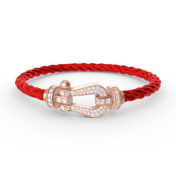 ¡®Lume Jewels¡¯FORCE LARGE HORSESHOE FULL DIAMOND BRACELET ROSE GOLD
