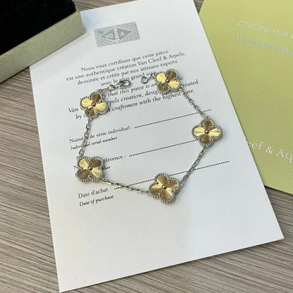 [Lume Jewels]New  CLOVER 5 MOTIF LASER BRACELET COLLECTION