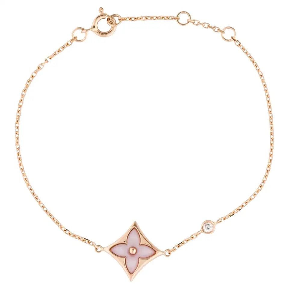 ¡®Lume Jewels¡¯STAR 1 DIAMOND PINK GOLD BRACELET