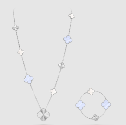 [¡®Lume Jewels¡¯] 25 NEW CLOVER 15 MOTIFS PURPLE CHALCEDONY