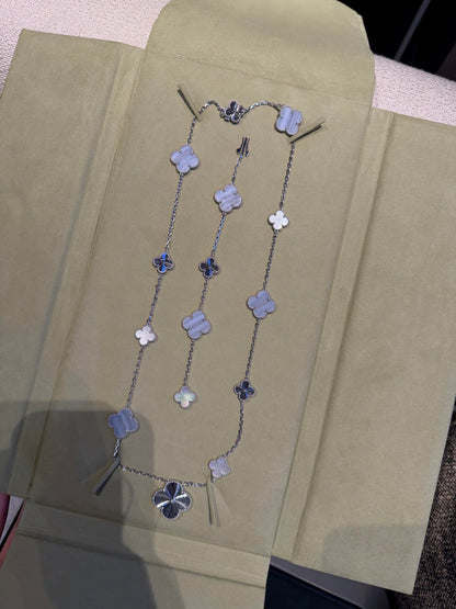 [¡®Lume Jewels¡¯] 25 NEW CLOVER 15 MOTIFS PURPLE CHALCEDONY
