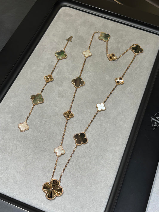 [¡®Lume Jewels¡¯] 25 NEW CLOVER 15 MOTIFS GRAY MOTHER-OF-PEARL