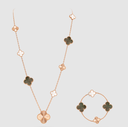 [¡®Lume Jewels¡¯] 25 NEW CLOVER 15 MOTIFS GRAY MOTHER-OF-PEARL