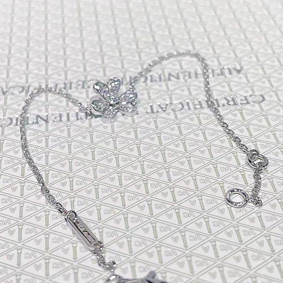¡®Lume Jewels¡¯FRIVOLE SILVER FLOWER DIAMOND BRACELET