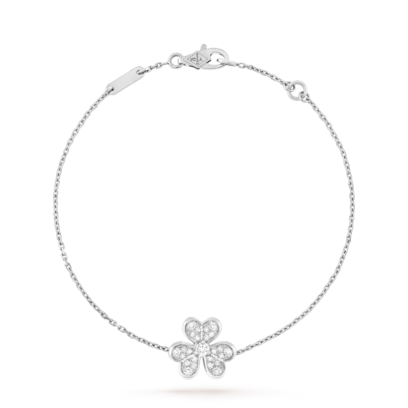 ¡®Lume Jewels¡¯FRIVOLE SILVER FLOWER DIAMOND BRACELET