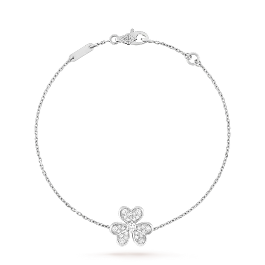 ¡®Lume Jewels¡¯FRIVOLE SILVER FLOWER DIAMOND BRACELET