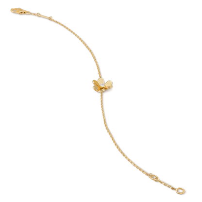¡®Lume Jewels¡¯FRIVOLE GOLD FLOWER PINK MALACHITE BRACELET