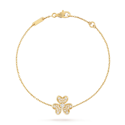 ¡®Lume Jewels¡¯FRIVOLE GOLD FLOWER DIAMOND BRACELET
