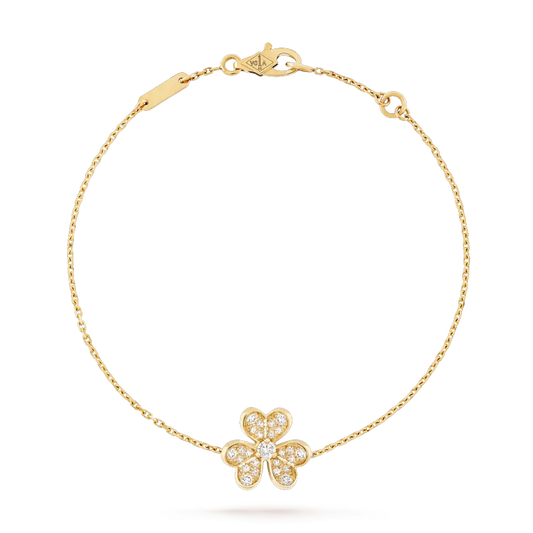 ¡®Lume Jewels¡¯FRIVOLE GOLD FLOWER DIAMOND BRACELET