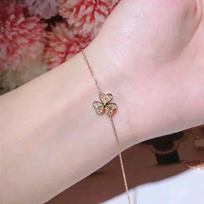 ¡®Lume Jewels¡¯FRIVOLE GOLD FLOWER DIAMOND BRACELET