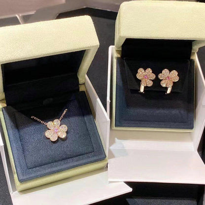 ¡®Lume Jewels¡¯FRIVOLE ROSE GOLD FLOWER DIAMOND NECKLACE