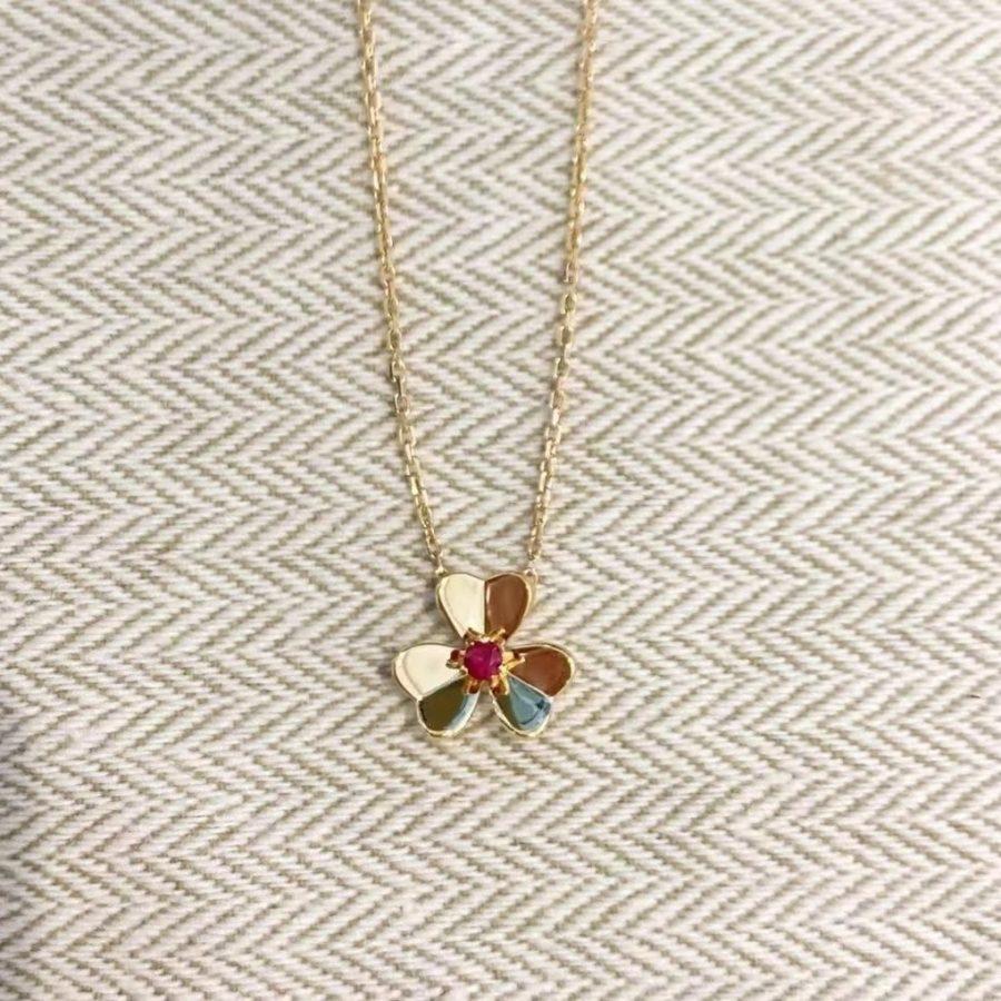 ¡®Lume Jewels¡¯FRIVOLE GOLD FLOWER NECKLACE