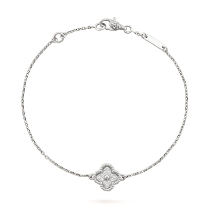 ¡®Lume Jewels¡¯CLOVER  SINGLE FLOWER BRACELET SILVER