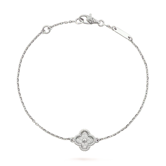 ¡®Lume Jewels¡¯CLOVER  SINGLE FLOWER BRACELET SILVER