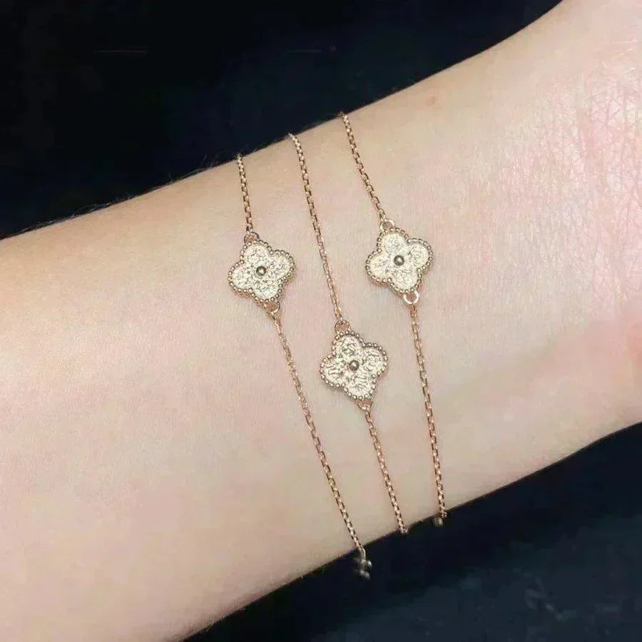 ¡®Lume Jewels¡¯CLOVER SINGLE FLOWER BRACELET