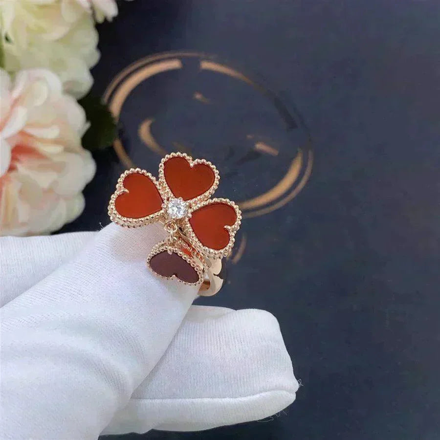 ¡®Lume Jewels¡¯SWEET CLOVER CARNELIAN RING