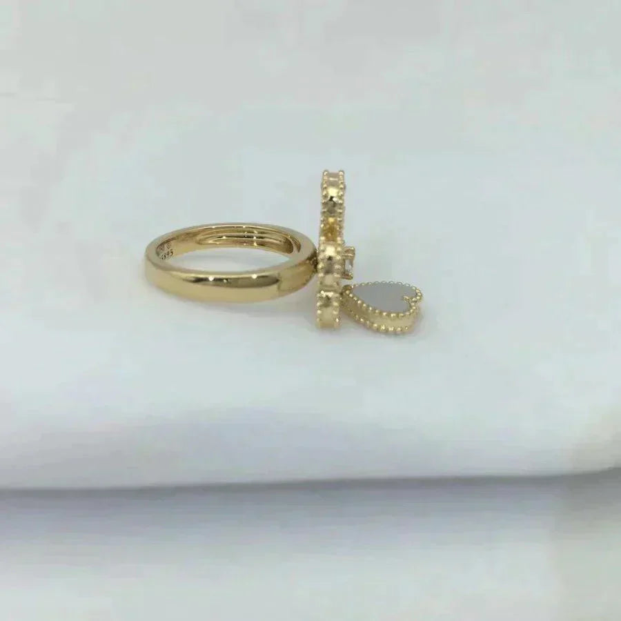 ¡®Lume Jewels¡¯SWEET CLOVER WHITE MOP RING