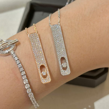 [Lume Jewels]MY FIRST DIAMOND PAVED NECKLACE