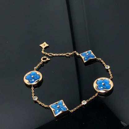 ¡®Lume Jewels¡¯STAR AND SUN 4 MOTIF BLUE BRACELET