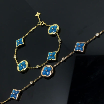¡®Lume Jewels¡¯STAR AND SUN 4 MOTIF BLUE BRACELET