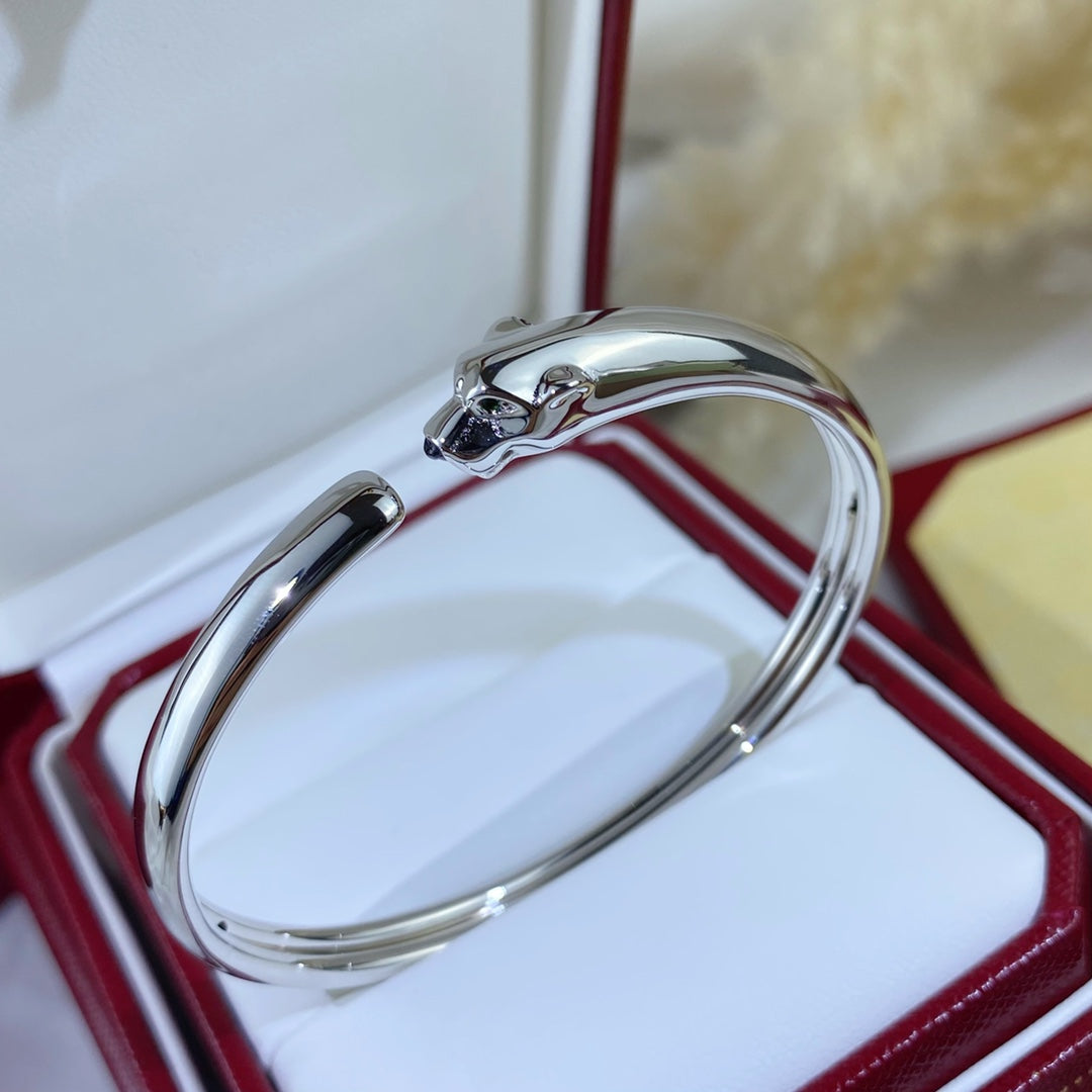 ¡®Lume Jewels¡¯PANTHERE SILVER OPEN BRACELET