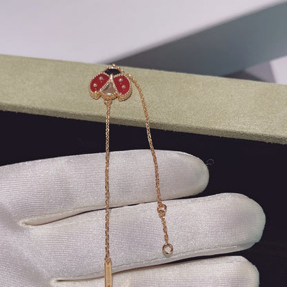 ¡®Lume Jewels¡¯LUCKY SPRING 1 MOTIF PINK GOLD BRACELET