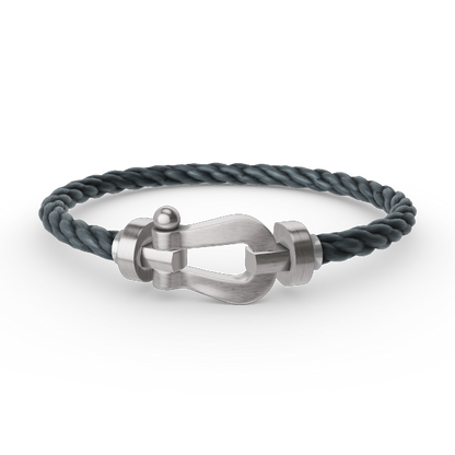 ¡®Lume Jewels¡¯FORCE LARGE HORSESHOE NO DIAMOND BRACELET SILVER