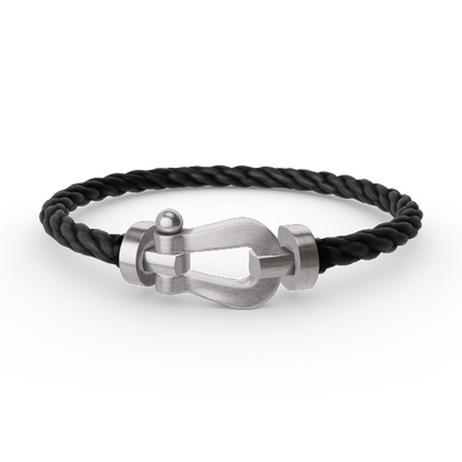 ¡®Lume Jewels¡¯FORCE LARGE HORSESHOE NO DIAMOND BRACELET SILVER