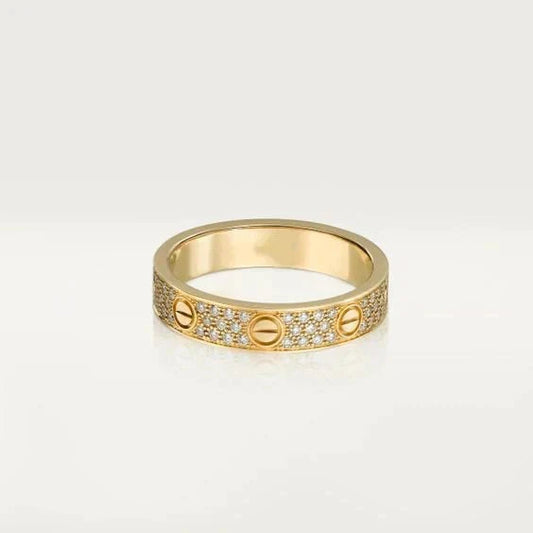 ¡®Lume Jewels¡¯LOVE RING 3.6MM DIAMOND PAVED