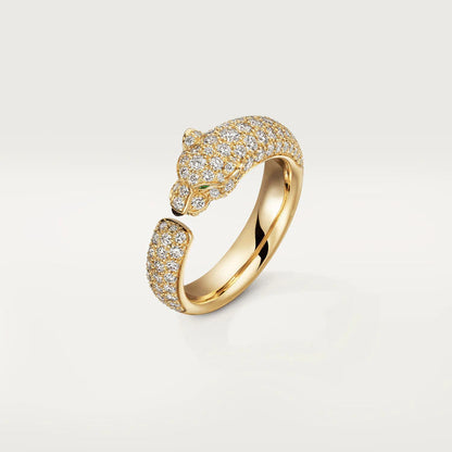 ¡®Lume Jewels¡¯PANTHERE PINK GOLD DIAMOND RING