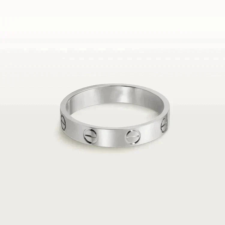 ¡®Lume Jewels¡¯LOVE RING 4MM 1 DIAMOND SILVER