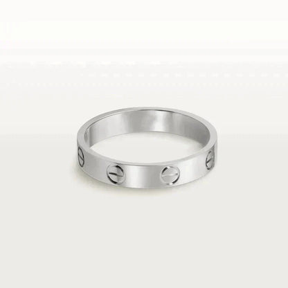 ¡®Lume Jewels¡¯LOVE RING 4MM 1 DIAMOND SILVER
