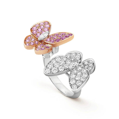 ¡®Lume Jewels¡¯TWIN BUTTERFLY DIAMOND RING