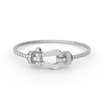 ¡®Lume Jewels¡¯FORCE  LARGE HORSESHOE FULL DIAMOND TENNIS BRACELET